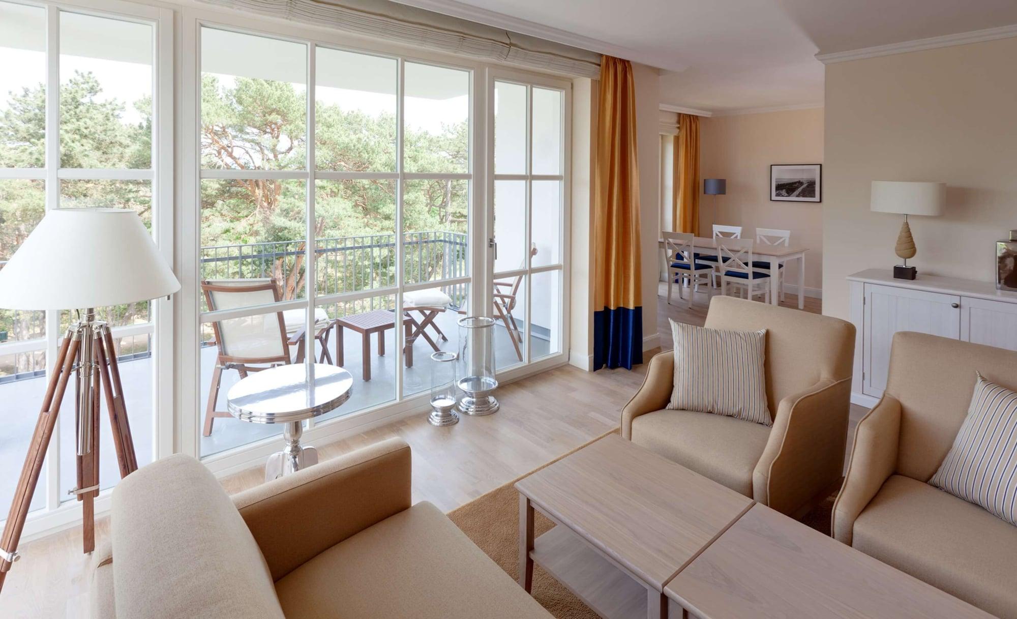 Steigenberger Grandhotel & Spa Heringsdorf Pokoj fotografie A living room at the Westin